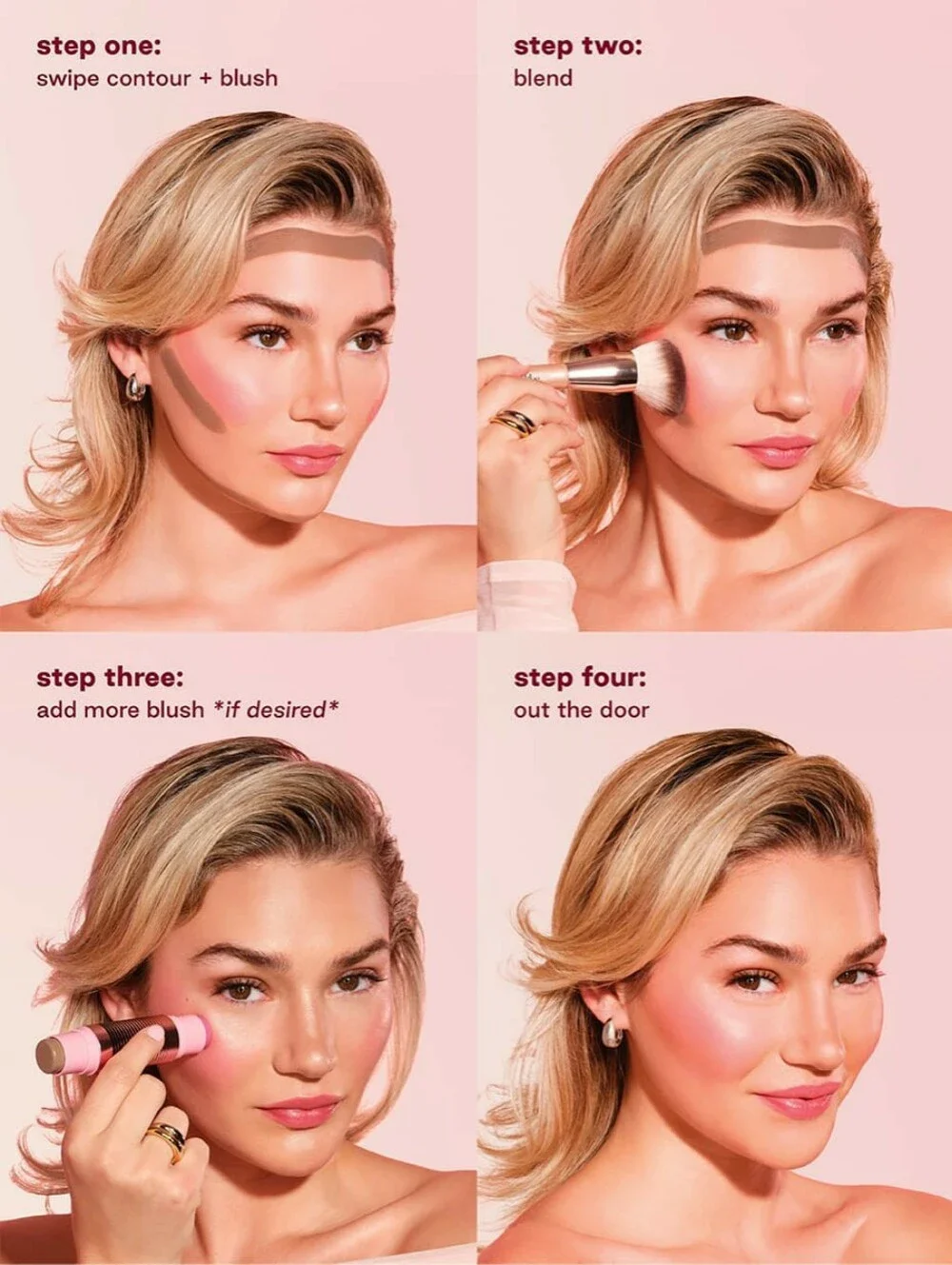 🫐Face Need🫐BNIB DIBS Fullsize VENUS Cream Shimmer Blush & Contour Stick!$38Ret